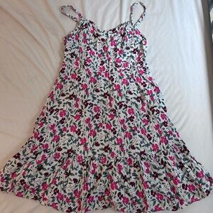 Old Navy, L, white floral, cami dress
